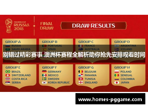 别错过精彩赛事 澳洲杯赛程全解析助你抢先安排观看时间